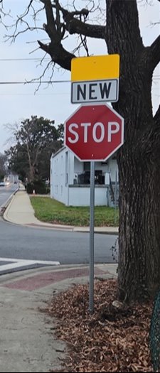 38th and Upshur stop sign