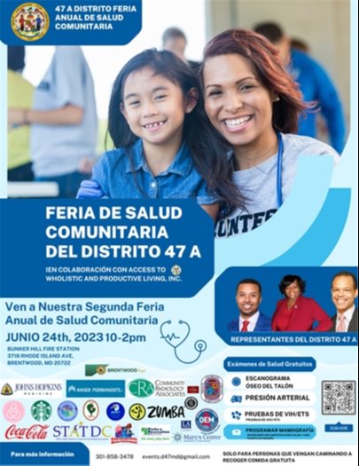 June 24, 2023 District 47A Health Fair esp