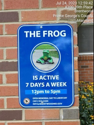 frog sign 23023