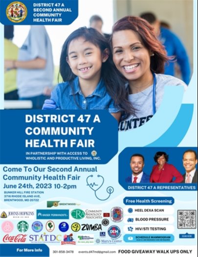 June 24, 2023 District 47 A Health Fair