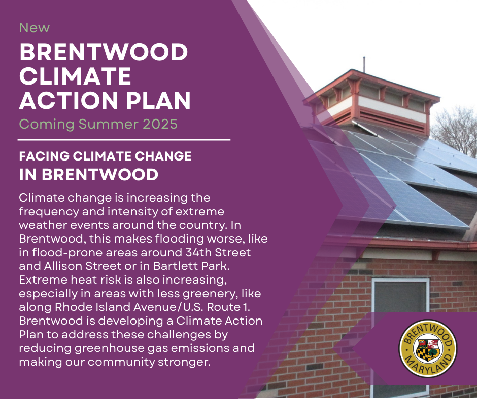 The Brentwood Climate Action Plan covers strategies and actions protecting: Buildings, Access around